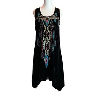 NWOT Johnny Was Velvety Shift Dress